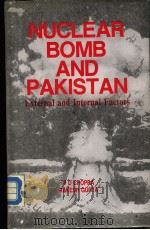 NUCLEAR BOMB AND PAKISTAN EXTERNAL AND INTERNAL FACTORS 1986 PDF电子版封面 8170500389 V D CHOPRA RAKESH GUPTA