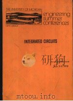 THE UNIVERSITY OF MICHIGAN ENGINEERING SUMMER CONFERENCES ANN ARBOR INTEGRATED CIRCUITS AN INTENSIVE（ PDF版）