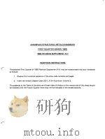 AEROSPACE STRUCTURAL METALS HANDBOOK FIRST QUARTER (MARCH 1983) 1983 REVISION SUPPLEMENT XVI INSERTI     PDF电子版封面     