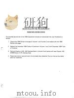 STRUCTURAL ALLOYS HANDBOOK SECOND HALF OF THE 1984 SUPPLEMENT INSERTION INSTRUCTIONS PDF电子版封面