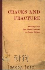 CRACKS AND FRACTURE 1975 PDF电子版封面