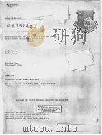 AD SO97430  HICH TEMPERATURE LOW CYCLE FATIGUE DATA POR THREE SHGH STRENGTH NICKEL-BASE SUPERALLOYS（ PDF版）