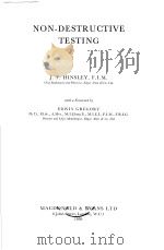 NON-DESTRUCTIVE TESTING PDF电子版封面 J·F·HINSLEY