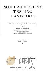 NONDESTRUCTIVE TESTING HANDBOOK     PDF电子版封面    IN TWO VOLUMES 