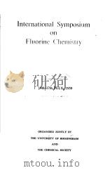 INTERNATIONAL SYMPOSIUM ON FLUORINE CHEMISTRY PDF电子版封面