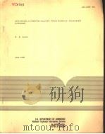 ADVANCED ALUMINUM ALLOYS FROM RAPIDLY SOLIDIFIED POWDERS     PDF电子版封面    R.E.LEWIS 