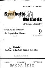 SYNTHETIC METHODS OF ORGANIC CHEMISTRY VOL 9 PDF电子版封面 W.THEILHEIMER