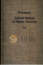 SYNTHETIC METHODS OF ORGANIC CHEMISTRY VOL 15 PDF电子版封面 W.THEILHEIMER