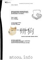 EXPLORATORY DEVELOPMENT OF ADVANCED SURFACE FLAW DETECTION METHODG PDF电子版封面 GARY L·BURKHARDT
