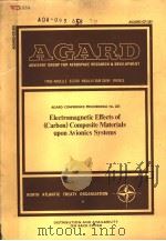 ELECTROMAGNETIC EFFECTS OF(CARBON)COMPOSITE MATERIALS UPON AVIONICS SYSTEMS PDF电子版封面 F.S.STRINGER