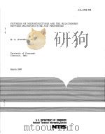 SYNTHESIS OF MICROSTRUCTURES AND THE RELATIONSHIP BETWEEN MICROSTRUCTURE AND RPOPERTIES PDF电子版封面 M.E.ROSENBLUM