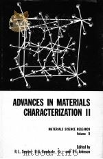 ADVANCES IN MATERIALS CHARACTERIZATION VOLUME 19 PDF电子版封面 R·L·SNYDER