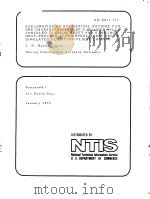 EXPLORATION OF STATISTICAL FATIGUE FAILURE CHARACTERISTICS OF 0.063-INCH HEAT-TREATED 17-7PH STEEL S PDF电子版封面 P.O.BOX