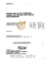 RESEARCH WITH IN SITU COMPLSITES ALIGNED WITH EUTECTOID AND EUTECTIC TRANSFORMATIONS     PDF电子版封面    J2G·SMEGGIL 