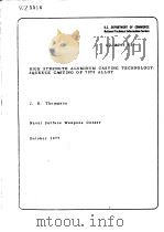 HIGH STRENGTH ALUMINUM CASTING TECHNOLOGY:SQUEEZE CASTING OF 7075 ALLOY PDF电子版封面 J.R.THOMPSON
