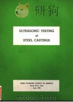 ULTRASONIC TESTING OF STEEL CASTINGS PDF电子版封面 J·D·LAVENDER