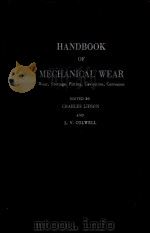 HANDBOOK OF MECHANICAL WEAR（ PDF版）