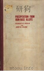 METALLURGICAL SOCIETY SOCIETY CONFERENCES  VOLUME 28  PRECIPTATION FROM IRON-BASE ALLOYS（ PDF版）