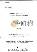 THE EFFECTS OF CORROSION AND CATHODIC CHARGING ON FATIGUE CRACK PROPAGATION IN 7075-T651 ALUMINUM PDF电子版封面 S.E.LEBEAU D.J.DUQUETTE