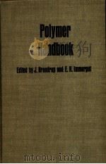 POLYMER HANDBOOK     PDF电子版封面    J.BRANDRUP AND E.H.IMMERGUT 