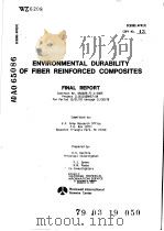 ENVIRONMENTAL DURABILITY OF FIBER REINFORCED COMPOSITES（ PDF版）