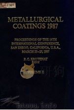 METALLURGICAL COATINGS 1987 VOLUME Ⅱ（ PDF版）