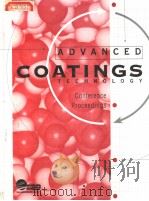 ADVANCED COATINGS TECHNOLOGY PDF电子版封面