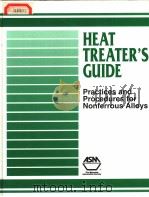 HEAT TREATER‘S GUIDE PRATCICES AND PROCEDURES FOR NONFERROUS ALLOYS PDF电子版封面 HARRY CHANDLER