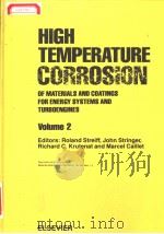 HIGH TEMPERATURE CORROSION VOLUME 2 PDF电子版封面 C·KRUTENAT