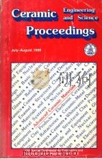 CERAMIC ENGINEERING AND SCIENCE PROCEEDINGS PDF电子版封面