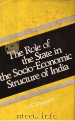 THE ROLE OF THE STATE IN THE SOCIO-ECONOMIC STRUCTURE OF INDIA PDF电子版封面 0706913728