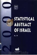 STATISTICAL ABSTRACT OF ISRAEL 2000 NO 51 PDF电子版封面