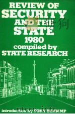 REVIEW OF SECURITY AND THE STATE 1980     PDF电子版封面  0905590062  STATE RESEARCH 