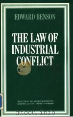 THE LAW OF INDUSTRIAL CONFLICT PDF电子版封面 0333419138