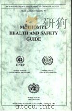 IPCS METHOMYL HEALTH AND SAFETY GUIDE PDF电子版封面 9241510978