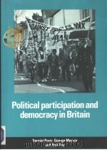 POLITICAL PARTICIPATION AND DEMOCRACY IN BRITAIN PDF电子版封面 0521336023 GERAINT PARRY GEORGE MOYSER