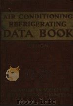 AIR CONDITIONING REFRIGERATING DATA BOOK PDF电子版封面 DESIGN VOLUME