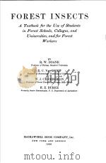 AMERICAN FORESTRY SEIES WALTER MULFORD PDF电子版封面 FOREST INSECTS
