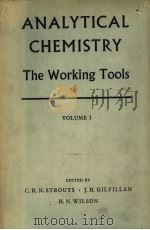 ANALYTICAL CHEMISTRY PDF电子版封面 C·R·N·STROUTS J·H·GILFILLAN H·