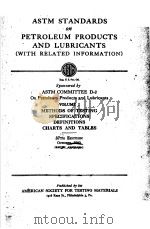 ASTM STANDARDS ON PETROLEUM PRODUCTS AND LUBRICANTS     PDF电子版封面    ASTM COMMITTEE D-2 