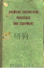 CHEMICAL ENGINEERING PROCESSES AND EQUIPMENT（ PDF版）