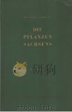 DIE PFLANZEN SACHSENS     PDF电子版封面     