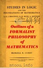 FORMALIST PHILOSOPHY OF MATHEMATICS PDF电子版封面 HASKELL B·CURRY