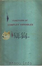 FUNCTIONS OF COMPLEX VARIABLES（ PDF版）