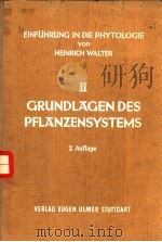 GRUNDLAGEN DER PFLANZENVERBREITNG VOLUME 2 PDF电子版封面