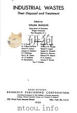 INDUSTRIAL WASTES     PDF电子版封面    WILLEM RUDOLFS 