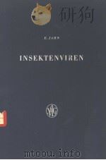 INSEKTENVIREN PDF电子版封面 E·JAHN