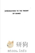 INTRODUCTION TO THE THEORY OF GAMES PDF电子版封面 J·MCKINSEY