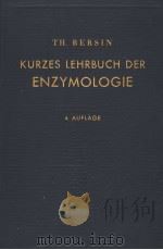 KURZES LEHRBUCH DER ENZYMOLOGIE PDF电子版封面