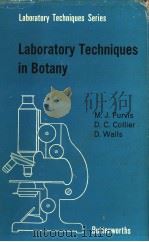 LABORATORY TECHNIQUES IN BOTANY PDF电子版封面 M.J.PURVIS R.H.S. D.C.COLLIER